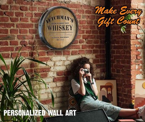 Лакирование Печать Обработка деревянных бочек Декорация стен Барная табличка для вина и пива