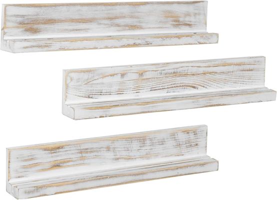 Настенный белый промытый твердый деревянный монетный держатель