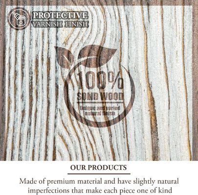 Настенный белый промытый твердый деревянный монетный держатель