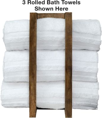 202405 Деревянный стенковый полотенцеукладчик, адаптированный к вашим потребностям