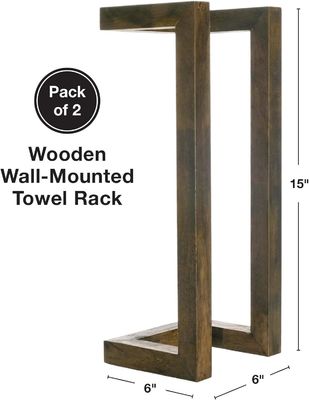 202405 Деревянный стенковый полотенцеукладчик, адаптированный к вашим потребностям