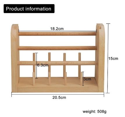 202406 Древесная пряжа, держатель катушки, резьба, катушка, раковина для хранения, катушка для пряжения шариков, компактный