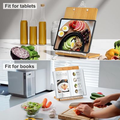 Домашний организатор Бамбуковый держатель приборов и деревянный табак для кухонных приборов