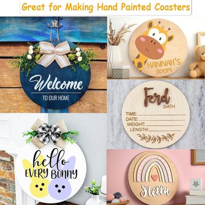 Мода на заказ Деревянные сменные знаки приветствия Домашнее украшение Древнее ремесло