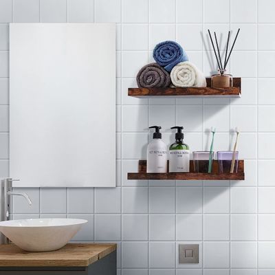 Сберегающий пространство кухонный набор из 5 небольших картин Дом деревянные плавучие полки для стены