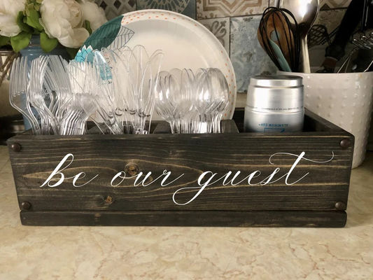 Сделайте хостинг бриз соло стаканчик деревянный держатель для кухонного прилавка и гостеприимства вечеринки