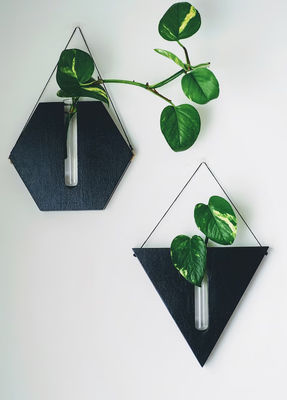 Модернный мини деревянный коробка стенный плантатор для крыльца и стены украшения горшки