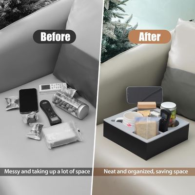 Силиконовый деревянный диван Caddy Организатор для водонепроницаемого дивана Автомобиль принимает заказ на заказ