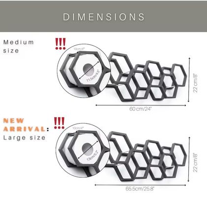 Деревянный туалетный столешник с стенной установкой Тканевая полка для хранения в дизайне соломинки