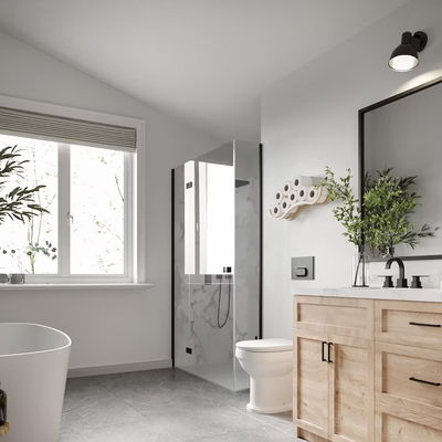 Приемлемый деревянный шкаф для туалетной бумаги