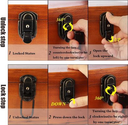 TIMBER на заказ Декоративное ручное изготовление Большая деревянная коробка 9.3X7.6X4.5 дюйма