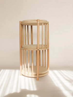 Функция Сберечь пространство Массивное дерево Китти гнездо 2 уровень Мебель для кошек Дерево Дом для кошек Пещера Кровать