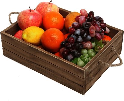 Экологическая деревянная коробка для подарков с веревками для экологически сознательных покупателей