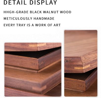 OEM ODM Приемленные деревянные подносы для индивидуальной и быстрой доставки древесины