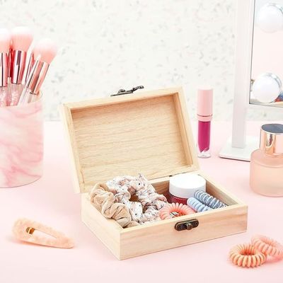 6 упаковки передние клапаны застегнутые крышки неполные деревянные коробки для других подарков