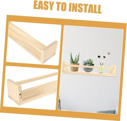 Декоративная деревянная висячая полка набор из 2 для книги цветочный горшок и детский сад организатор подарок