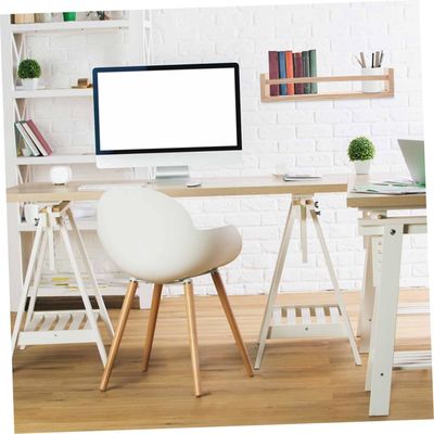 Настроение деревянной висящей полки для книг и цветочных горшков