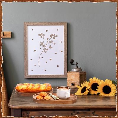 10 дюймовая овальная деревянная тарелка с растительным маслом и натуральным цветом дерева