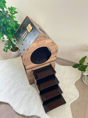 Современная мебель для кошек деревянный кролик для кошек и мелких животных