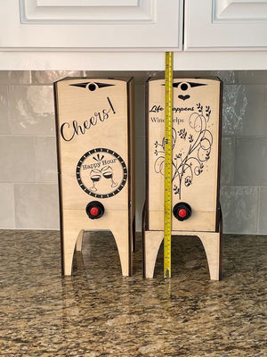 Деревянная винная коробка дисплейная стойка для нескольких размеров коробки ручной работы винная коробка держатель