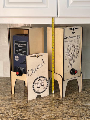 Деревянная винная коробка дисплейная стойка для нескольких размеров коробки ручной работы винная коробка держатель