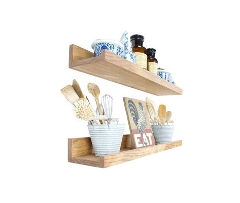 Настраиваемый логотип приемлемый деревянный картинный решеток плавучая полка для изысканного домашнего декора