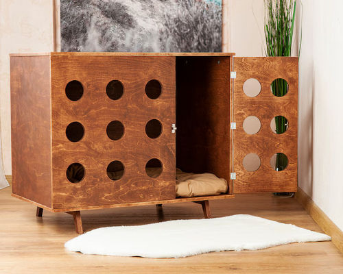 Стенный кошачий костыль деревянный Дом для домашних животных Кровать боковая Современный кошачий Дом для собак Кровать для собак