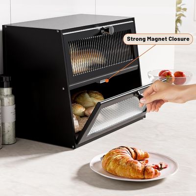 Ручная большая деревянная крестьянская хлебная коробка с окном из дерева TIMBER для пользы