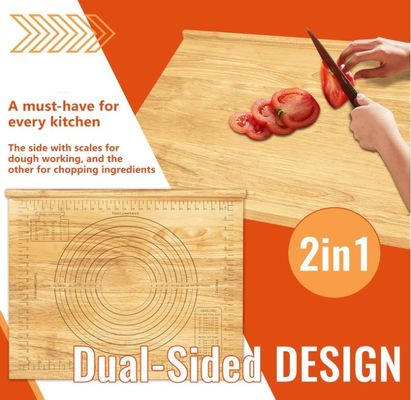 Деревянная кондитерская доска 24x20 Кнединг-доска с размерами Общий размер или по заказу