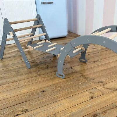 Монтессори скалолазание набор для малышей Внутренний треугольник скалолазание в вашем выборе цвета