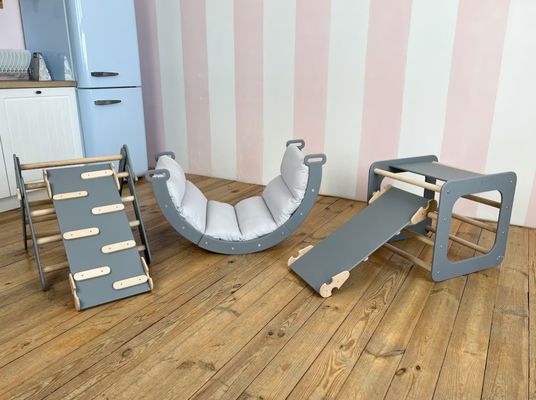 Монтессори скалолазание набор для малышей Внутренний треугольник скалолазание в вашем выборе цвета