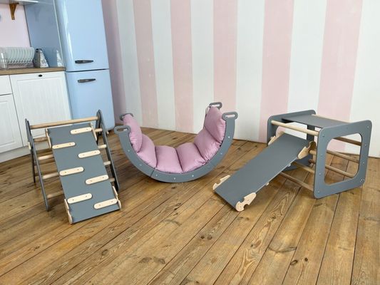 Монтессори скалолазание набор для малышей Внутренний треугольник скалолазание в вашем выборе цвета