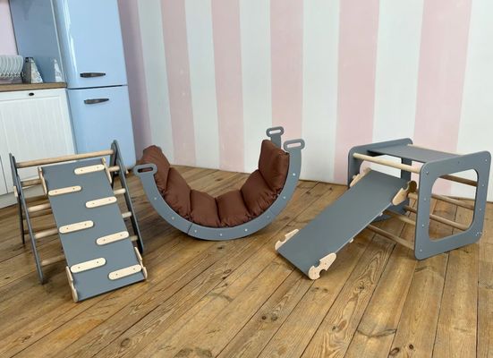 Монтессори скалолазание набор для малышей Внутренний треугольник скалолазание в вашем выборе цвета