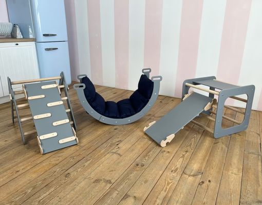 Монтессори скалолазание набор для малышей Внутренний треугольник скалолазание в вашем выборе цвета