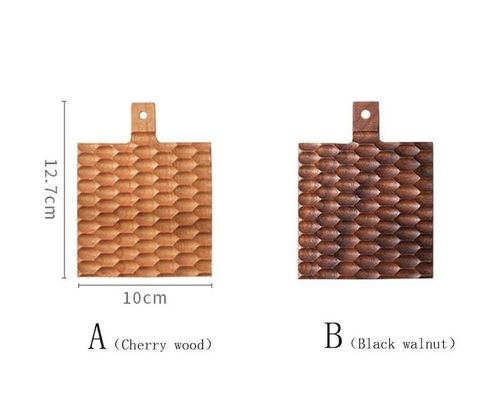 Твердое дерево творческий изоляционный коврик для вишневого дерева антиобжигающий кофейный стаканчик