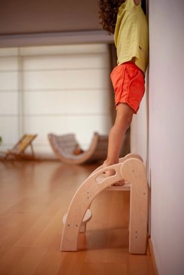 Настраиваемый логотип деревянный стул для детей складной стул для малышей Монтессори дизайн