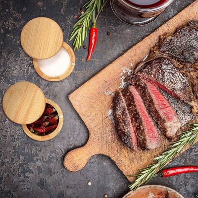 120 мл стеклянные бутылки с бамбуковыми крышками