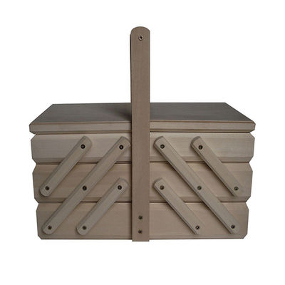 Швейный комплект коробка естественный цвет Хранилище деревянное ручной работы регулируемый 5 дней индивидуальный сосны