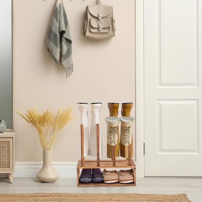 Рустическая деревянная стойка для обуви Организатор цвет По вашему запросу для хранения обуви в подъезде