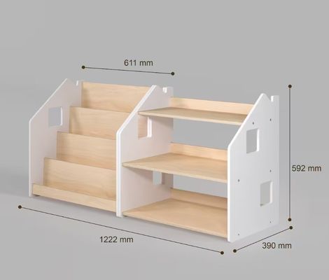 Модерн дизайн Монтессори мебель большое количество преимущество для детской книжной полки