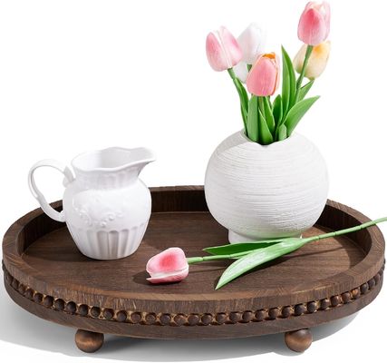 Декоративные деревянные подносы для кухни и стола в стиле рустик