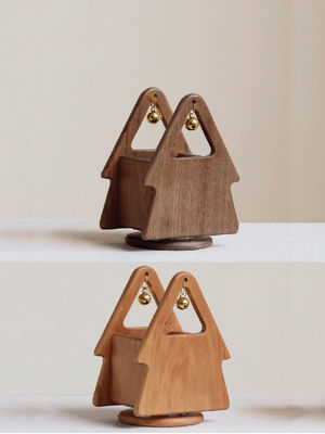 Стильный деревянный рождественский дерево в форме рабочего стола организатор для канцелярских товаров и инструментов