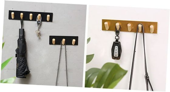 Рустический настенный клавиатурный крюк Железный доска для офисного здания 7,75 "L x 7,75" W x 48,5 "H