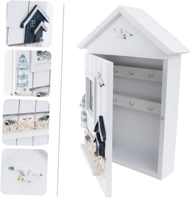 Деревянный панель в стиле Средиземноморского стиля дом Форма ключевой украшения для стены входа