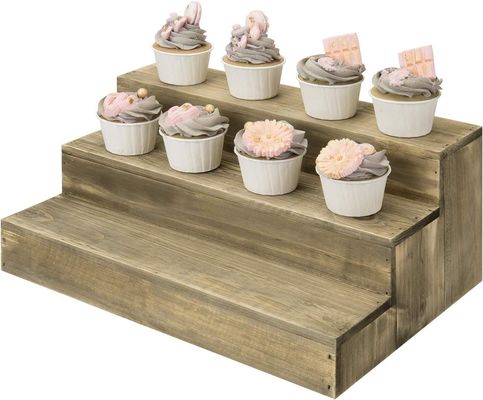 OEM Заказ приемлемый деревянный десертный стенд Cupcake Riser дисплей для особых случаев