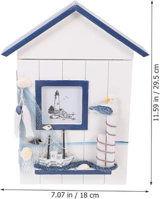 Деревянный навигационный настенный монтаж висячий декоративный ручной клавиатурный держатель для офисного здания