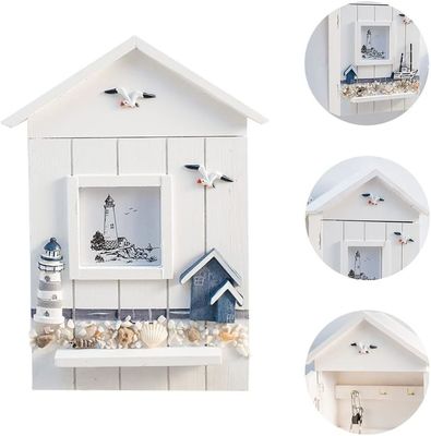 Деревянный навигационный настенный монтаж висячий декоративный ручной клавиатурный держатель для офисного здания