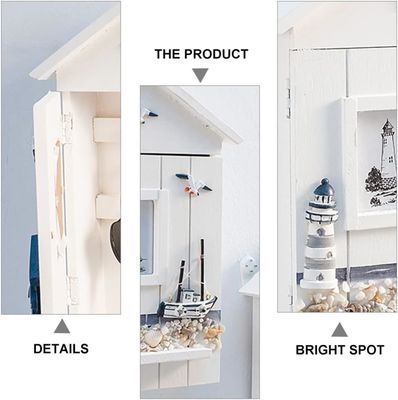 Деревянный навигационный настенный монтаж висячий декоративный ручной клавиатурный держатель для офисного здания