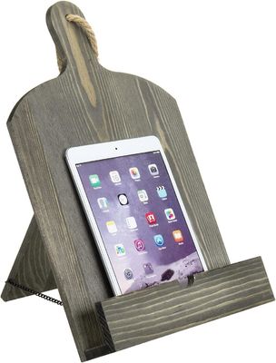 Книжный держатель в деревянном стиле Рецепты Регулируемый и складной для кухонного хранения