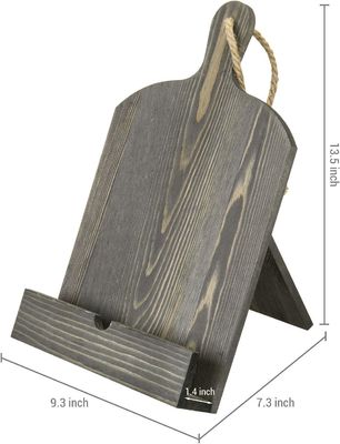 Книжный держатель в деревянном стиле Рецепты Регулируемый и складной для кухонного хранения